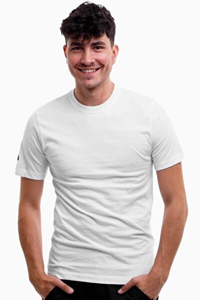 Nike Ανδρικό T-Shirt 100% Βαμβάκι Ανδρικό T-Shirt CZ0881-100-ΛΕΥΚΟ