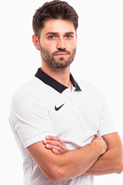 Nike Ανδρικό μπλουζάκι με γιακά πόλο Ανδρικό μπλουζάκι CW6933-100-WHITE