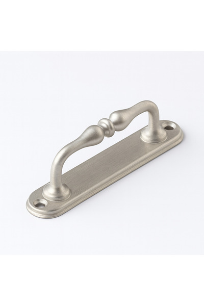Badem10 Satin Metal Door Pull Handle 12cm Handle Handle Sheet Handles Cabinet Furniture Cupboard Drawer