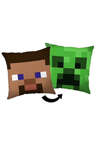 MINECRAFT Διακοσμητικό μαξιλάρι Steve Creeper 40*40 cm