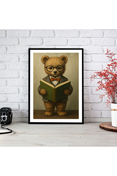 woodsia Tablou cu poster din lemn MDF cu aspect de cadru dintr-o singură bucată CRMD TEK0247