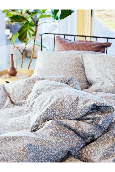 OEM Bed linen + sheet EDIT 200x220 blue
