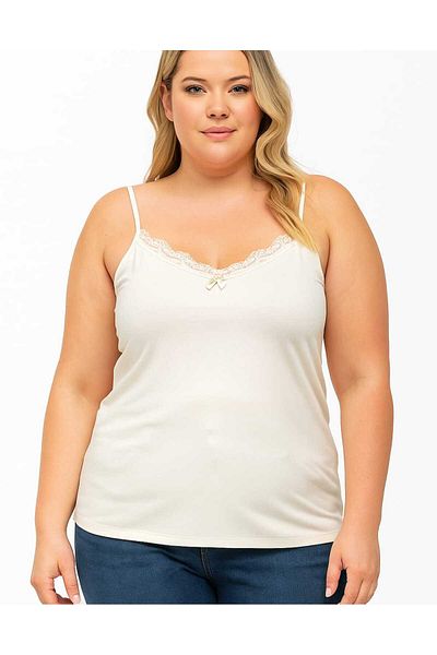 wear treasure Hnx Cotton Collar Lace Thin Strap Women's Undershirt