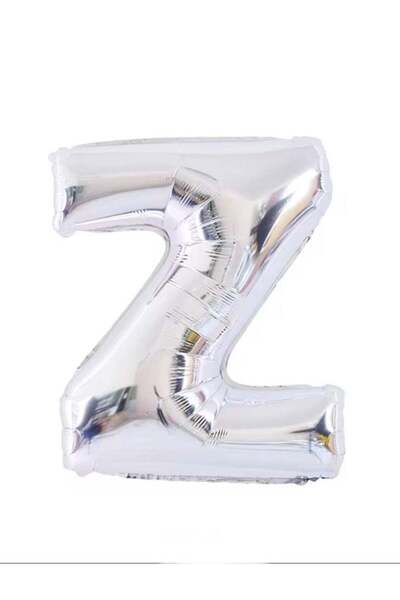 Generic بالون حرف Z من رقائق الألومنيوم - كبير 40 بوصة - فضي