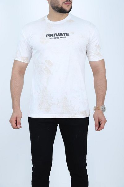 FREZZBİ Patterned Printed Men's T-Shirt