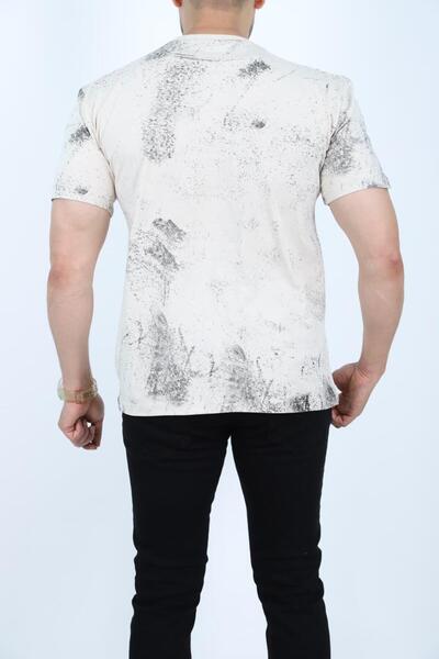 FREZZBİ Patterned Printed Men's T-Shirt
