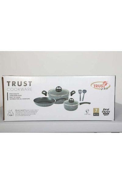 Trust Aluminum Cooking Utensil Set Pro 7 Pieces