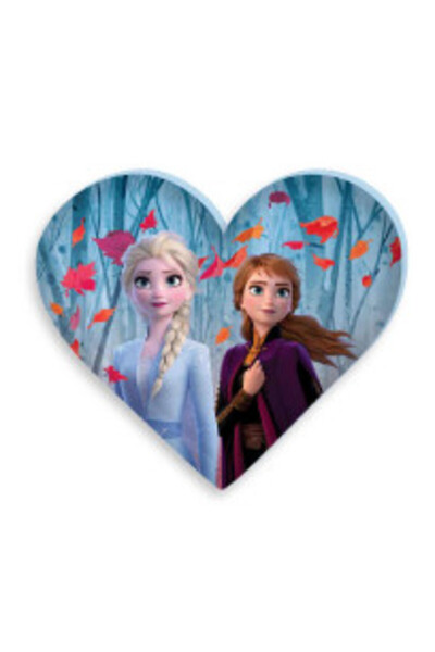 Frozen Disney Leaf shaped pillow, decorative pillow 35x30 cm Velour