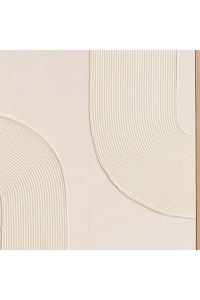 Vi Markets Abstract mural with curved lines