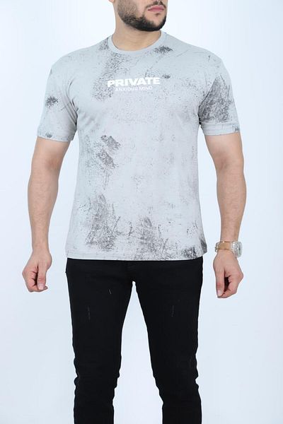 FREZZBİ Patterned Printed Men's T-Shirt