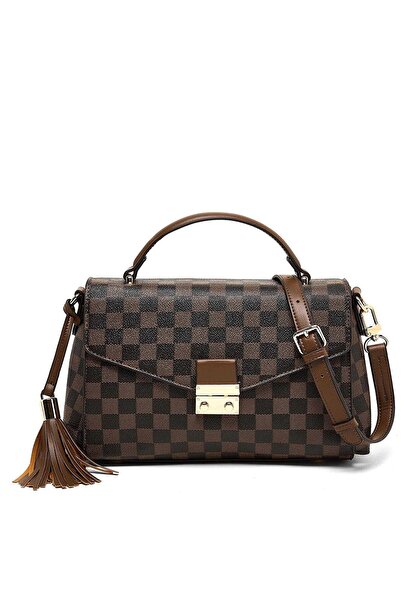 R&B حقيبة بمقبض علوي مزخرفة