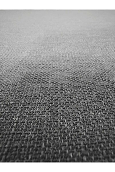 ViVeri Yüksek Kalite Gramajlı Paris Keten Fon Perde Tek Kanat (Gri)1/3 Sık A ...