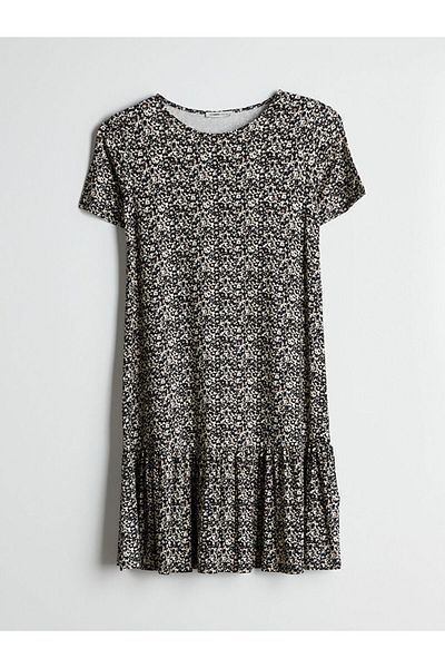 LC Waikiki Quality Parts from Celebi Store |   Crew Neck Floral A-Line Dress