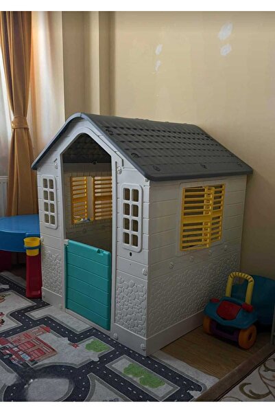 Duman İlk Oyun Evim – Açılır Kapı ve Pencereli Çocuk Oyun Evi, Bahçe ve Balkon İçin Dayanıklı Plastik