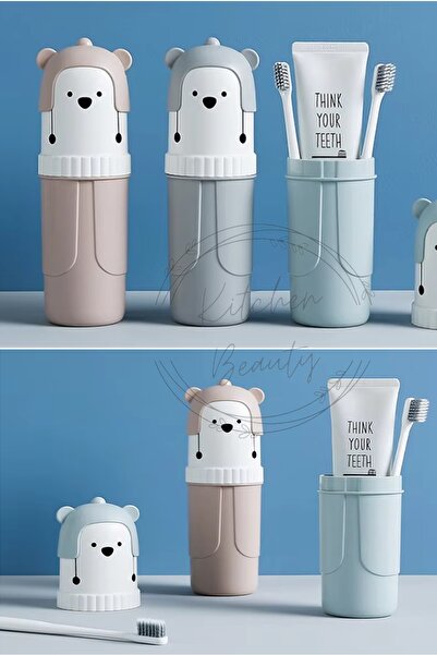 Kitchen Beauty Seyahat Tipi Çatal Kaşık Aksesuar Taşıma Kabı Gözlük Diş Macun...