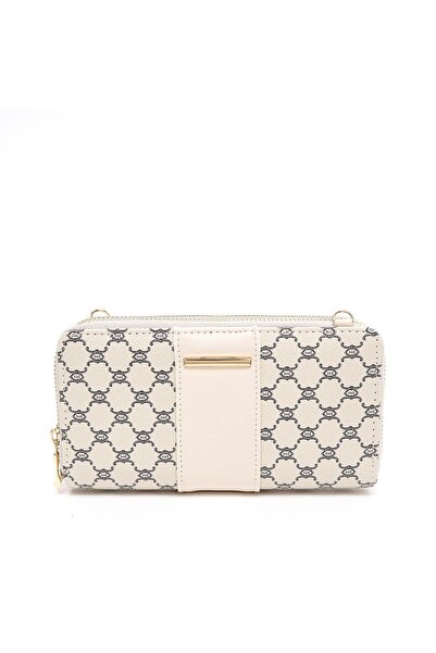 R&B محفظة منقوشة مع حزام