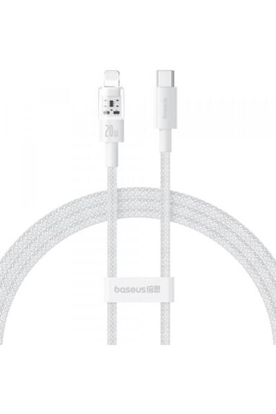 Baseus USB-C to Lightning Charging Cable P10373001211-00 Gem, 20W, 1m, White