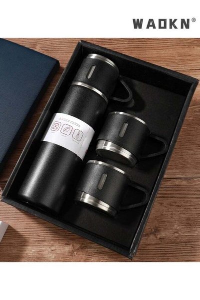 Generic Double Wall Stainless Steel Thermo，Steel Vacuum Flask Set with Bottle...