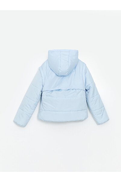 LC Waikiki LCW Kids YENİ SEZON Kapüşonlu Kız Çocuk Mont