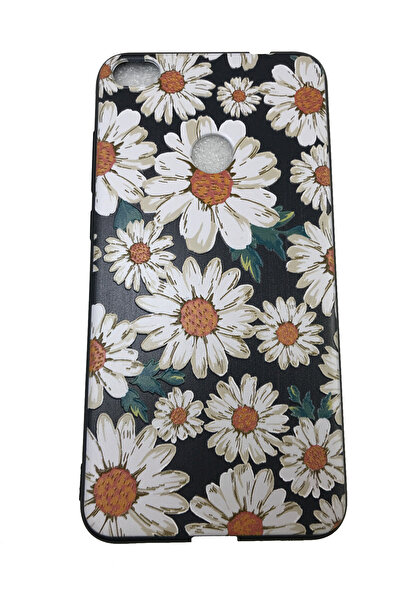 OEM Carcasă compatibilă cu Huawei P8 Lite 2017, Daisy, relief 3D, Negru