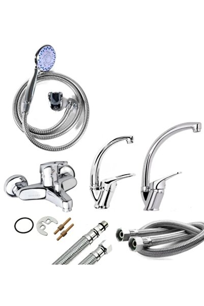 SUVİA Garantili Batarya Seti 4 Lü Banyo-Lavabo-Mutfak-Duş Seti