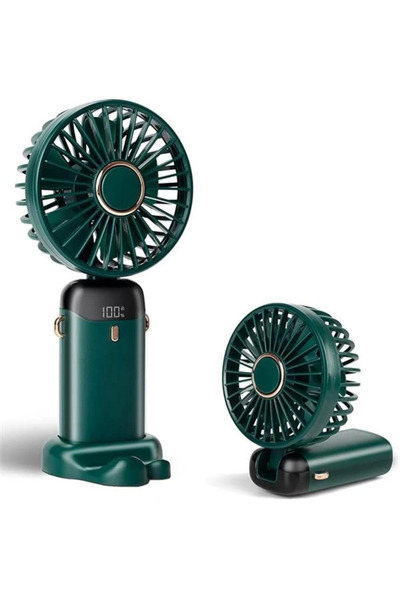 AyrStore Taşınabilir Elle Tutulabilir Dijital Göstergeli Vantilatör Fan – 5 H...