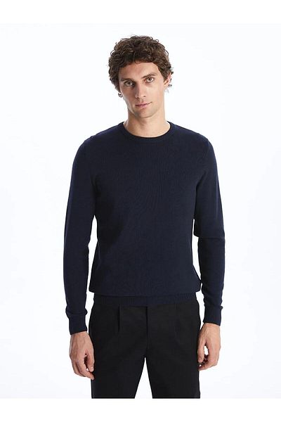 LC Waikiki Lcwaikiki Classic Crew Neck Men's Knitwear Sweater (W5)