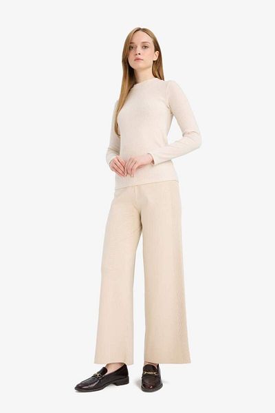 DeFacto New Season Wide Leg Wide Leg Knitwear Trousers