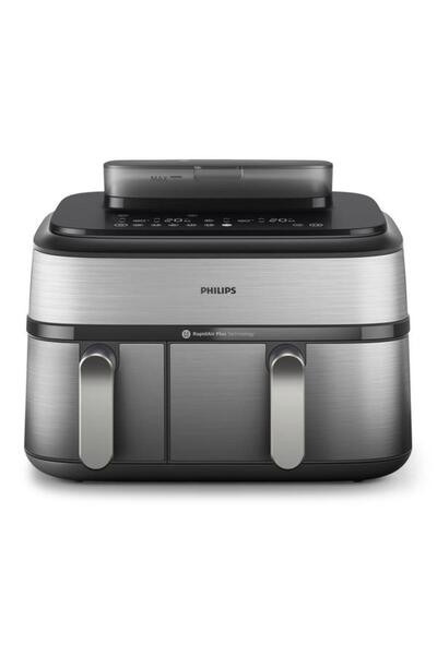 Philips Series 5000 Dual Air Fryer, 2750 W, 9L, 1.2kg, 12 Programs, Timer, Adjustable Temperature 40