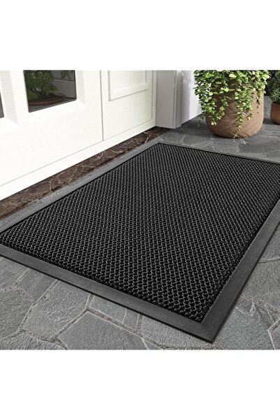 Generic Angju Front Door Mat Outside Entrance, Waterproof Dirt Trapper Rubber...