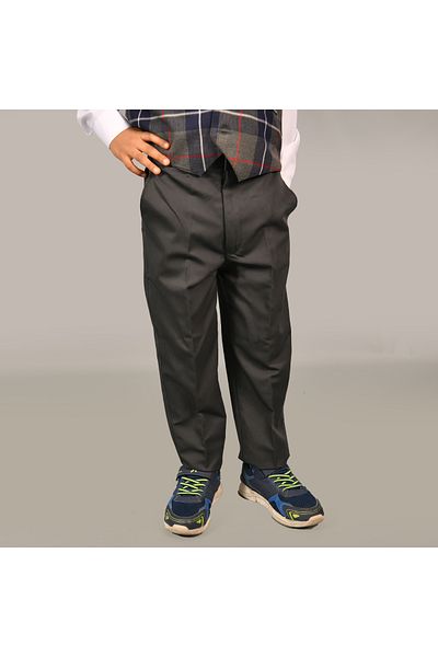 HAWRAA Boys' 3-Piece Plaid Kindergarten Suit with Vest