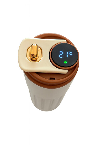 PAKENTIA CO 500 ml Mug with Scale Heat Indicator Stainless Steel Thermoses