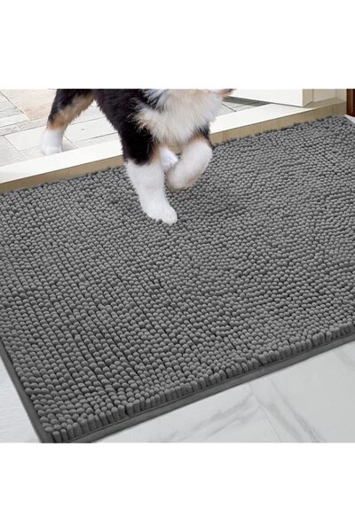 Generic HOMEIDEAS Doormat Indoor Entrance, 36"x24", Highly Absorbent Chenille...