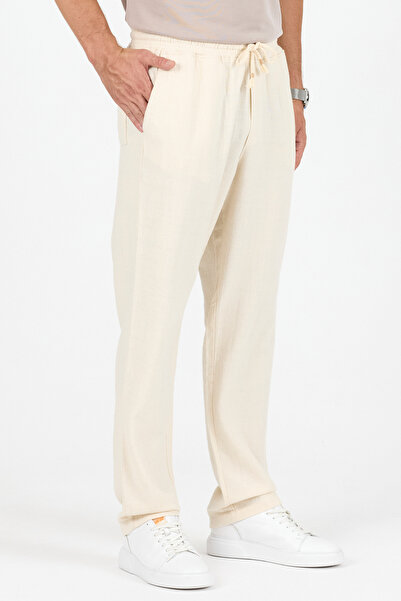 Mesfeno Washable Cotton Linen Regular Men's Trousers