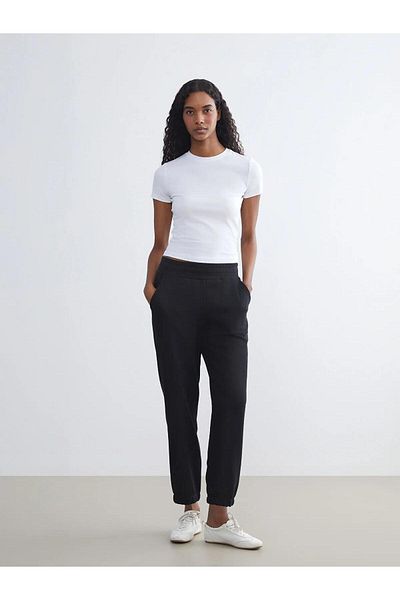 LC Waikiki Lcw Women's Jogger Sweatpants with Elastic Waist (W5)