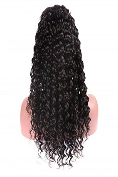 Raffine Curly Front Hair Wigs 1B Medium Brown