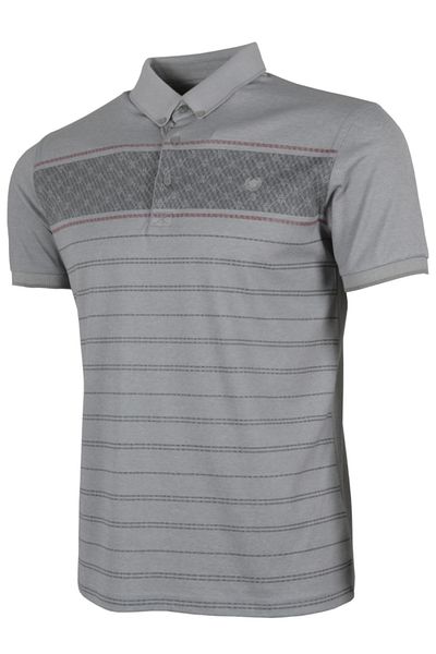 Modarar Men's T-Shirt Polo Neck Regular Fit Patterned Rar01320