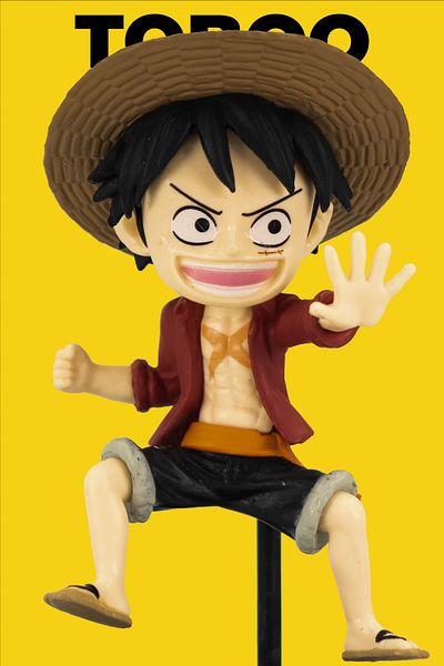 shop One Piece Anime Figure - Chibi Monkey D. Luffy |   Shichibukai Series - Collectible Mini Figure