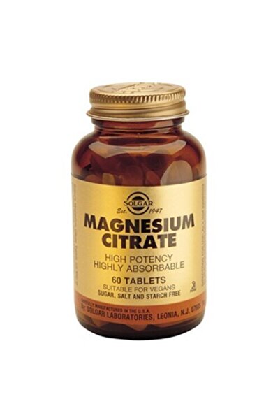 Solgar Citrate Magnesium 200mg 60cps