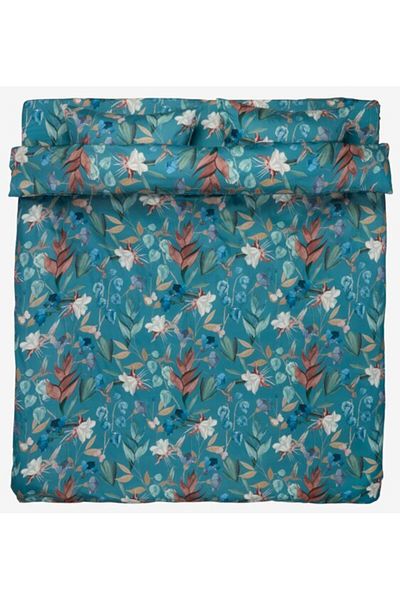 OEM Bed linen + satin sheet BERTHA 200x220 flowers