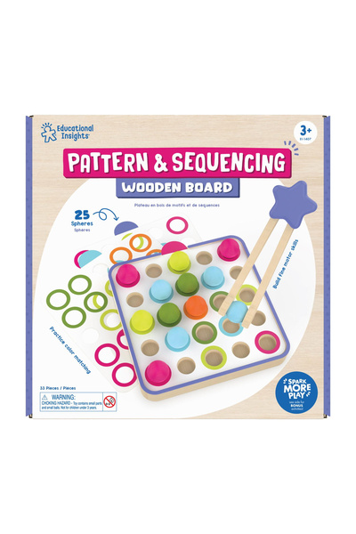 Educational Insights Joc din lemn - Modele si secvente