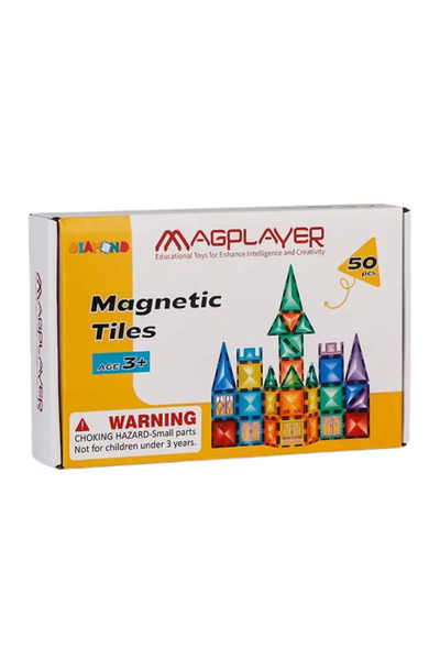 Magplayer Set de constructie magnetic 3D - 50 piese