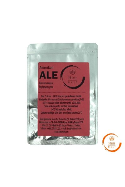 Hitit Malt Amerikan Ale Kuru Bira Mayası - 5 Gr