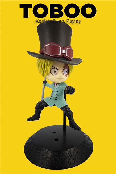 shop One Piece Anime Figure - Chibi Sabo |   Shichibukai Series - Collectible Mini Figure