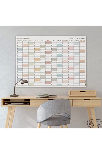 bi'aldım 2026 Yıllık Planlayıcı Duvar Takvimi, Planlayıcı Takvim, Yatay Poster Planlayıcı Takvim