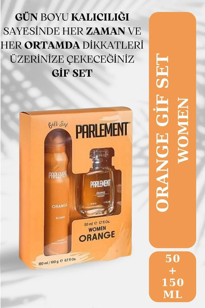 Parfümian Parlement Orange Women Set Parfüm 50 Ml Edt&150 Ml