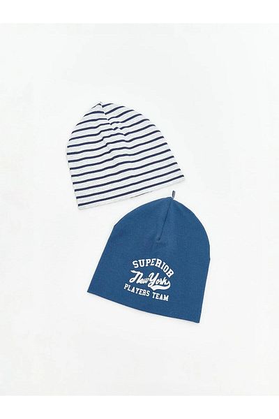 LC Waikiki Lcw Baby Printed Baby Boy Beanie 2-Pack (W5)