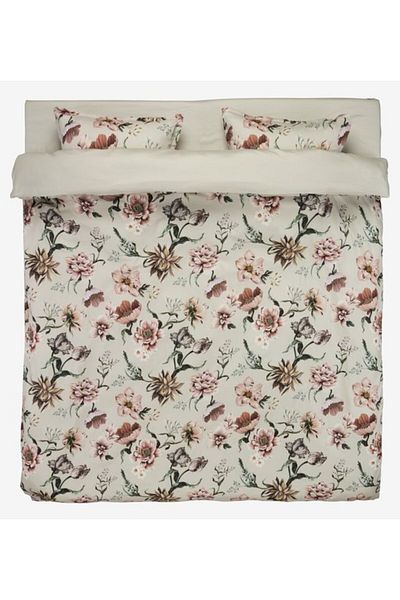 OEM Bed linen + satin sheet ESTHER 200x220 natural