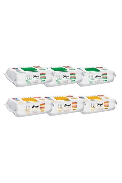 Sleepy PACHET - 6 X Servetele Umede Easy Clean Multisuprafete, 100 Buc