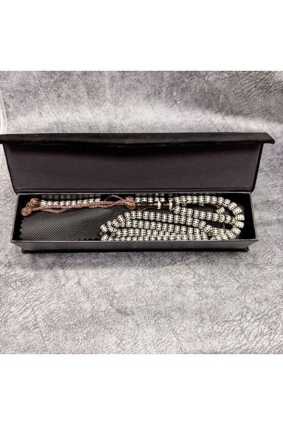 Generic 99-bead silver rosary